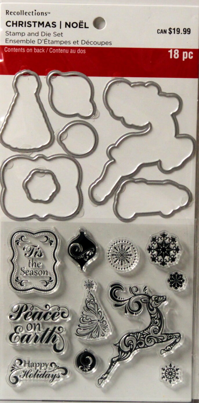Recollections Christmas Stamp And Dies Set - SCRAPBOOKFARE