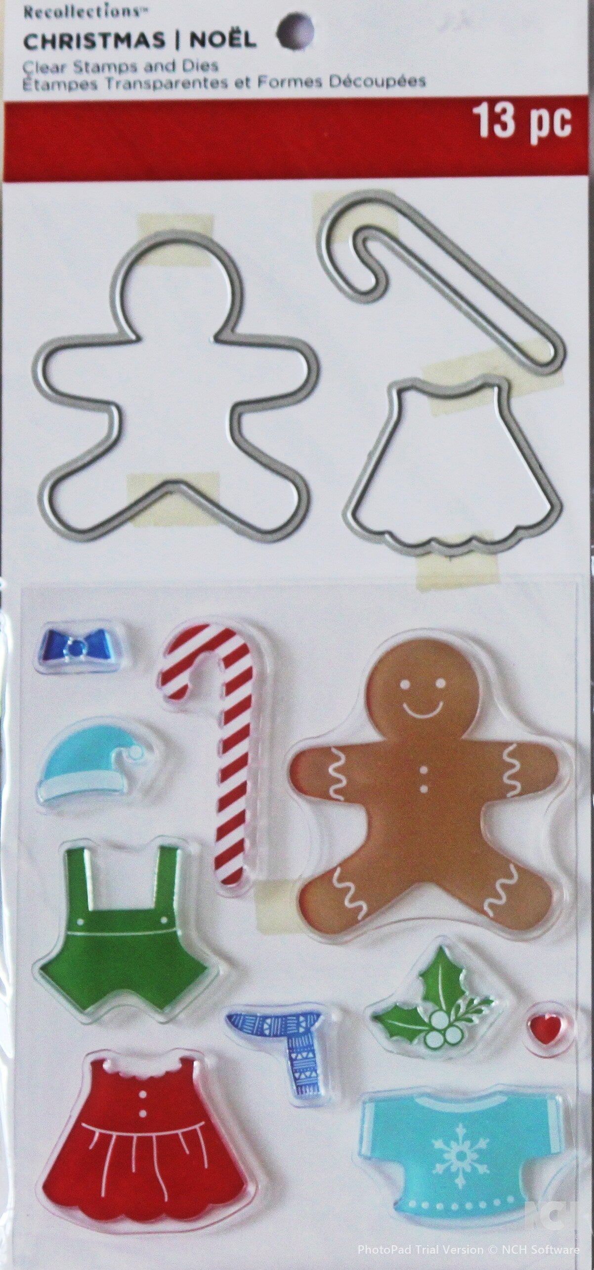 Recollections Christmas Clear Stamps And Dies Set - SCRAPBOOKFARE