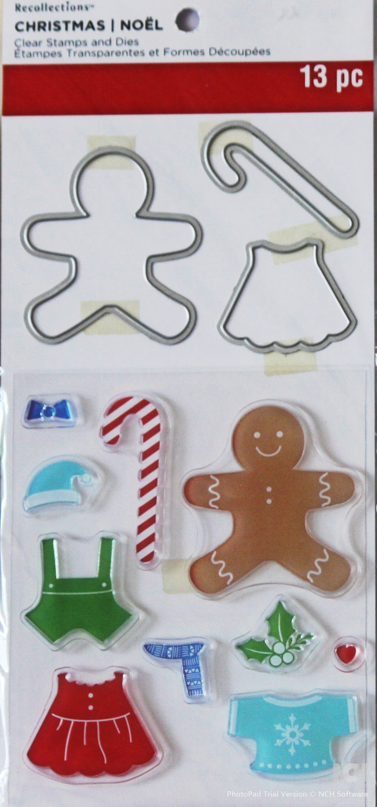 Recollections Christmas Clear Stamps And Dies Set - SCRAPBOOKFARE