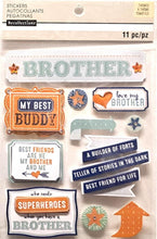 Recollections Brother Dimensional Stickers - SCRAPBOOKFARE
