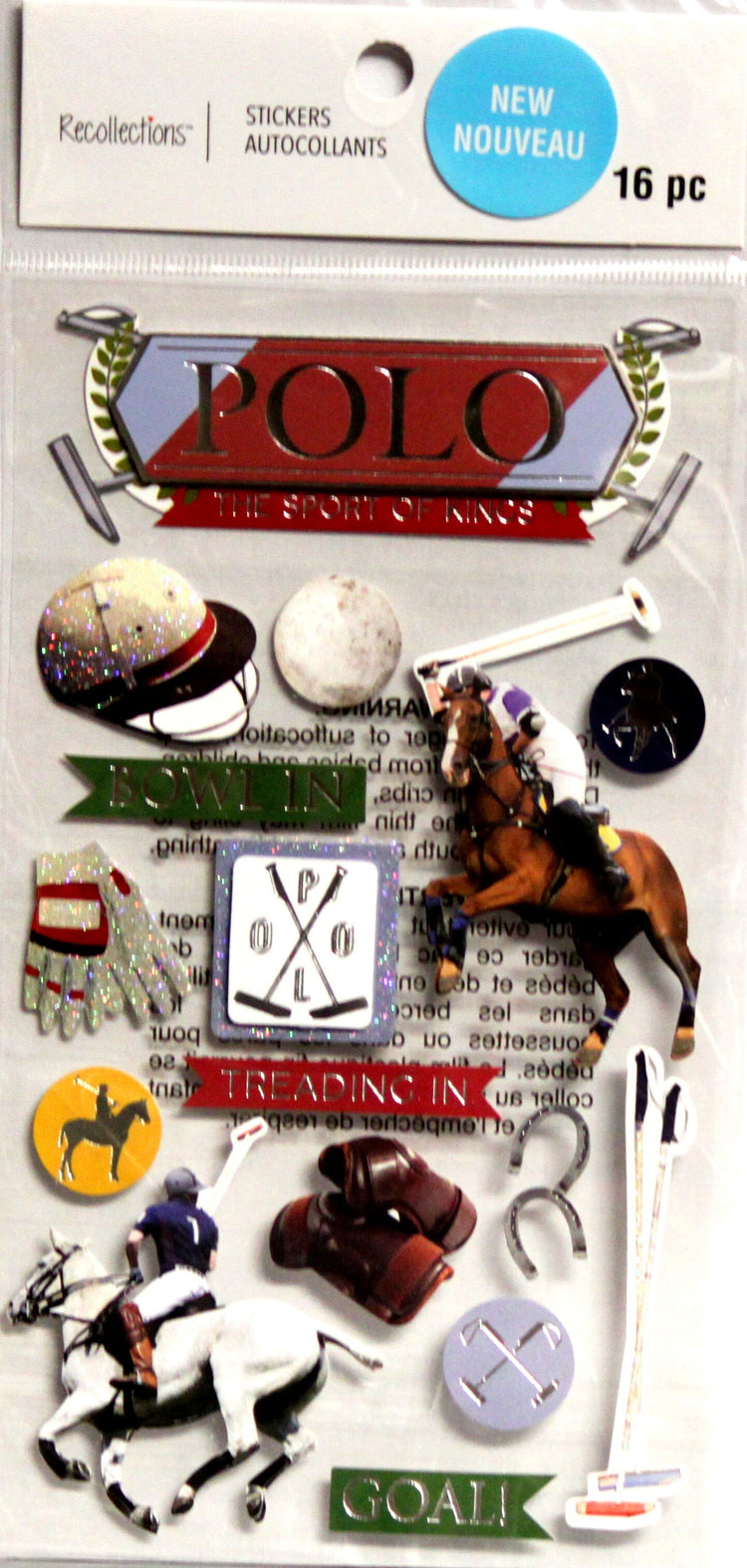 Recollections Polo Dimensional Stickers - SCRAPBOOKFARE