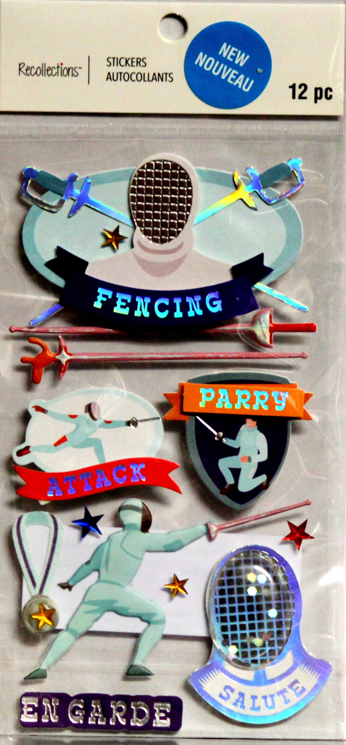 Recollections Fencing Dimensional Stickers - SCRAPBOOKFARE