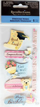 Recollections Vintage Sentiments Dimensional Stickers - SCRAPBOOKFARE