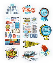 Recollections Father Sticker Flip Pack - SCRAPBOOKFARE