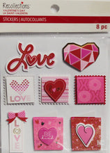Recollections Valentine's Day Icons Dimensional Stickers - SCRAPBOOKFARE
