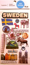 Recollections Sweden Dimensional Stickers - SCRAPBOOKFARE