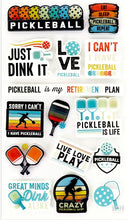 Recollections Pickleball Dimensional Stickers - SCRAPBOOKFARE