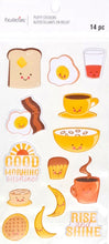 Recollections Breakfast Puffy Stickers - SCRAPBOOKFARE