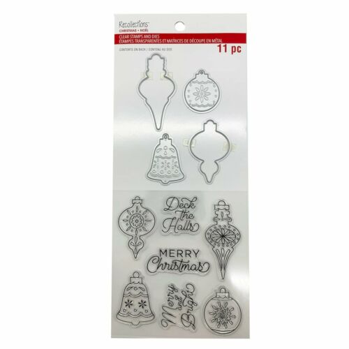 Recollections Christmas Clear Stamps And Dies Set - SCRAPBOOKFARE