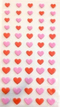 Recollections Red & Pink Hearts Puffy Stickers - SCRAPBOOKFARE
