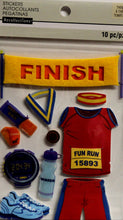 Recollections Marathon Runner Dimensional Stickers - SCRAPBOOKFARE
