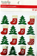 Recollections Christmas Countdown Stickers - SCRAPBOOKFARE