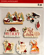 Recollections Christmas Icons & Sentiments Dimensional Chipboard Stickers #2