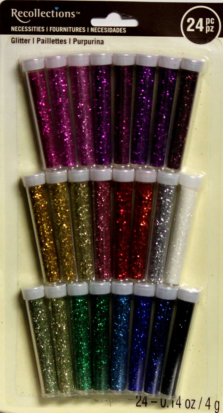 Recollections 24 Piece Glitter Set