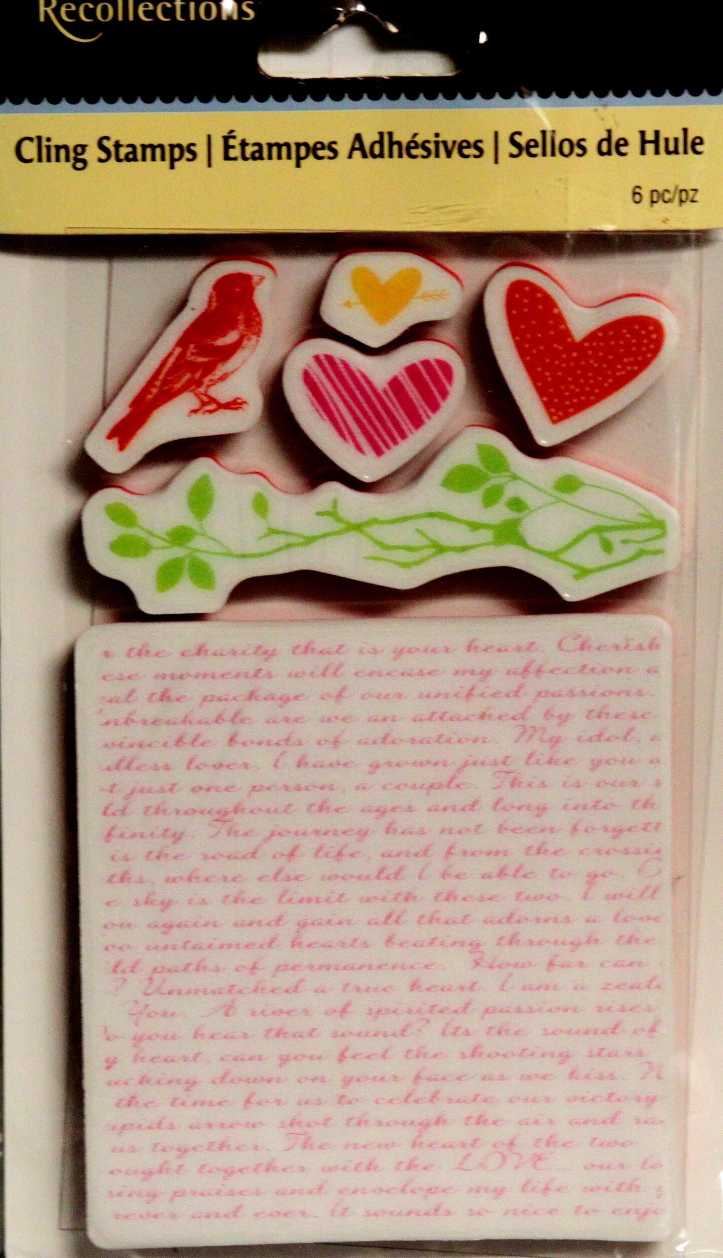 Recollections Mixed Icons Cling Stamps - SCRAPBOOKFARE