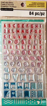Recollections Planner Accessories Alphabet Stamps And Stencil Set - SCRAPBOOKFARE