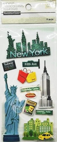 Recollections New York Dimensional Stickers - SCRAPBOOKFARE