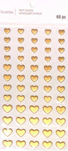 Recollections Gold Hearts Puffy Dimensional Stickers - SCRAPBOOKFARE