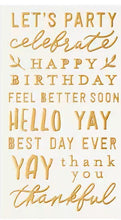 Recollections Party Sentiments Puffy Stickers - SCRAPBOOKFARE