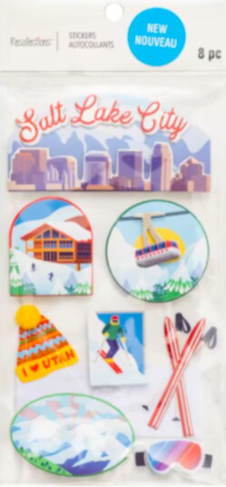 Recollections Salt Lake City Dimensional Stickers - SCRAPBOOKFARE