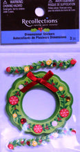 Recollections Christmas Wreath Vintage Stickers