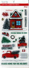Recollections Christmas Home For Christmas Icons Clear Cling Stamps - SCRAPBOOKFARE