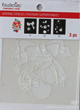 Recollections Christmas Ornaments Layering Stencils - 3 PC - SCRAPBOOKFARE