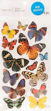 Recollections Butterflies Heat Embossed Cardstock Stickers - SCRAPBOOKFARE