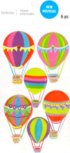 Recollections Hot Air Balloons Dimensional Stickers