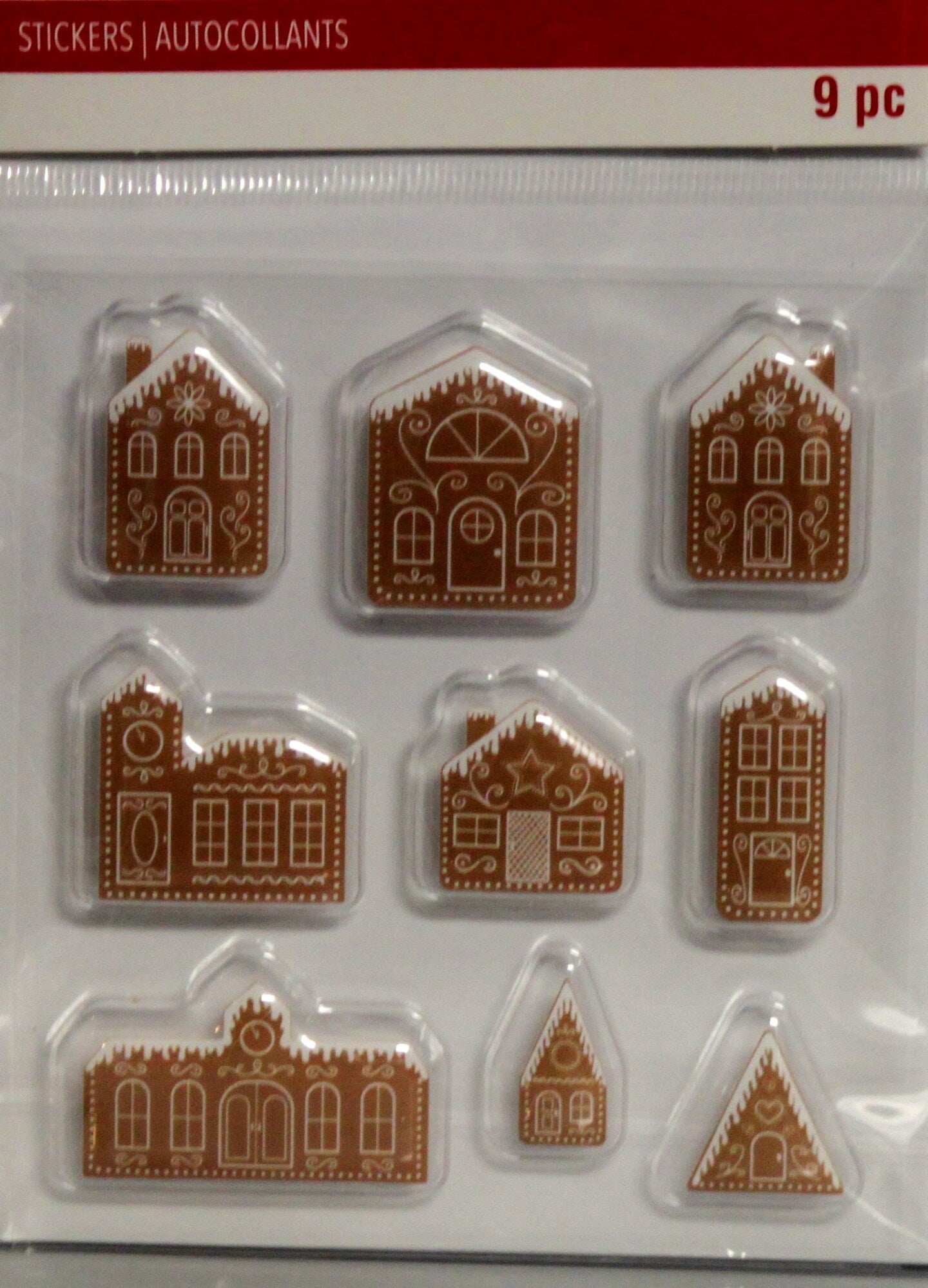 Recollections Christmas Village Dimensional Puffy Stickers - SCRAPBOOKFARE