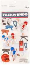 Recollections Taekwondo Dimensional Stickers - SCRAPBOOKFARE