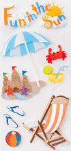Recollections Fun In The Sun Dimensional Stickers - SCRAPBOOKFARE