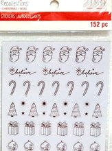 Recollections Christmas Icons & Phrases Clear Foiled Stickers