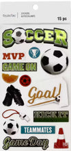 Recollections Soccer Dimensional Stickers