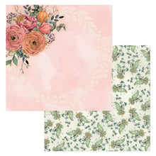 BoBunny Willow & Sage Flowers 12x12 Double-Sided Light Cardstock Paper