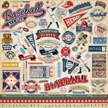 Carta Bella Baseball 12X12 Element Sticker Sheet