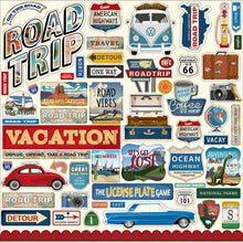 Carta Bella 12x12 Road Trip Element Stickers