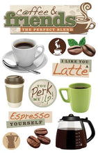 Paper House Coffee & Friends Dimensional Sticker