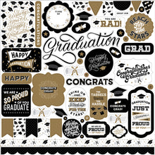 Echo Park Graduation 12X12 Element Sticker Sheet