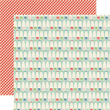 Echo Park Homegrown Milk Bottles 12 x 12  Double-Sided Cardstock Paper