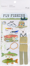 Recollections 11pc Fly Fishing Dimensional Stickers