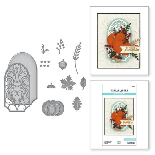 Spellbinders Fall Label Motifs Cutting Dies