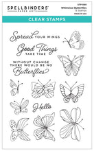 Spellbinders Whimsical Butterflies Clear Stamps