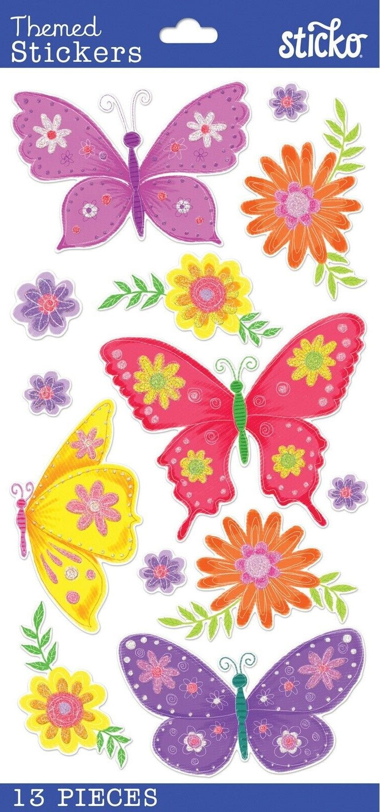 Sticko Paper Butterflies Stickers