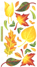 Sticko Vellum Leaves Flat Stickers