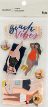 Recollections 6pc Beach Vibes Dimensional Stickers