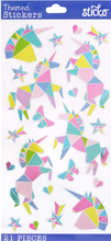 Sticko Origami Unicorn Metallic Flat Stickers