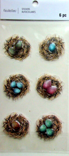 Recollections Bird Eggs In Nest Dimensional Stickers