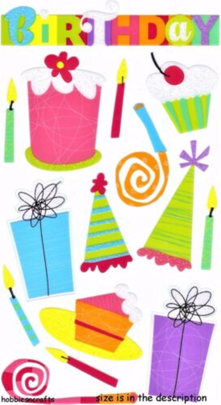 Sticko Birthday Party Stickers