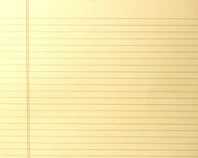 Ledger Yellow 12" x 12" Cardstock School Scrapbook Paper